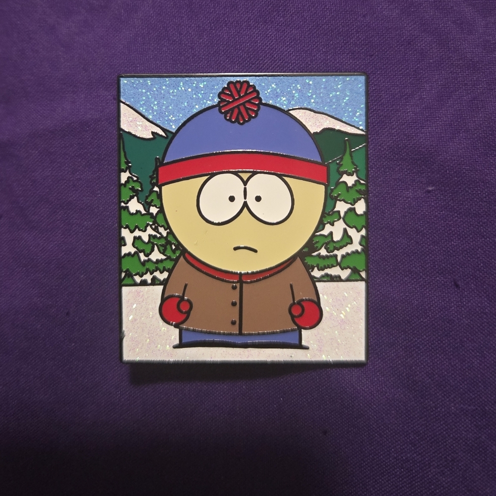 Stan South Park Buckle-Down Glitter Blind Box Enamel Pin Hot Topic Exclusive